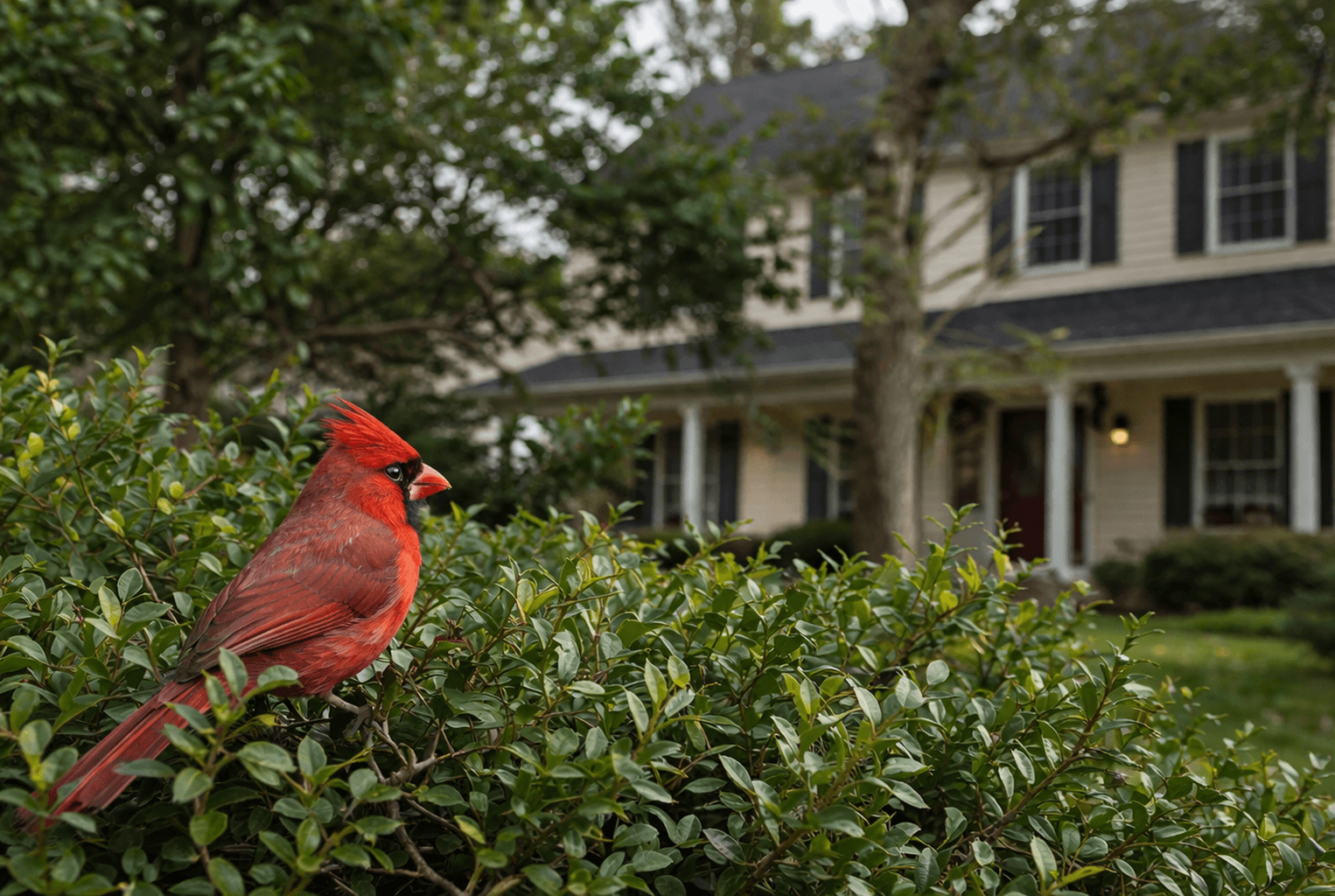 Northern Cardinal watercolor illustration
